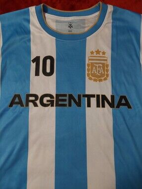 Argentina Men’s Football Jersey - Light Blue & White - FA